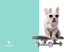 This is an image of a dog with three ears for an article called Competitive intelligence deep fake technology and Joe Biden on a skateboard by octopus competitive intelligence agency