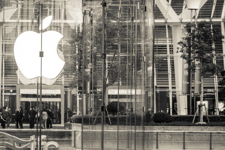 This is an image of an Apple inc store front for an article called What are the Psychological Principles in Competitive Landscape Analysis by octopus competitive intelligence agency and competitor analysis company