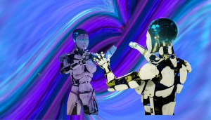This is an image of AI robots for an article called Foreseeing AI's Unpredictable Journey from Data Machines to Tools of Transformation by octopus competitive intelligence agency octopus market intelligence solutions. Rethinking Competitive Intelligence in Light of AI and Algorithmic Bias