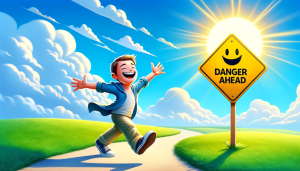 This is an image of a A bright and optimistic landscape scene with clear blue skies and lush green grass ignoring the warnings for an article called Competitive Intelligence Project Delays and Why We Cant Afford to Wait by octopus competitive intelligence agency octopus market intelligence agency octopus competitor analysis solutions. The Importance of Conversion Rate Optimisation for Businesses Protecting Corporate Reputation: Identifying AI-Generated Misinformation. AI Disruption in SaaS: Navigating the New Competitive Landscape