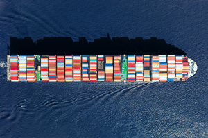 This is an image of an overhead container ship for an article called Analysing the Strategic Implications of the Ethiopia-Somaliland Agreement by octopus competitive intelligence agency octopus afridesk corporate intelligence. How Competitive Intelligence Can Help You Build A Resilient Supply Chain. Navigating Market Dynamics and Identifying Trends for Smart Investment Strategies