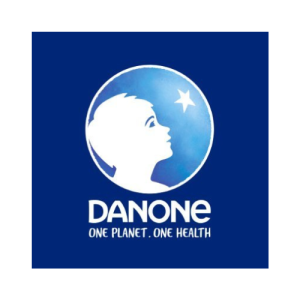 This is the logo of Danone for our testimonial section of our website by octopus competitive intelligence agency