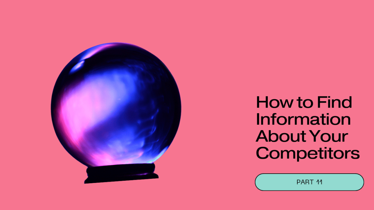 This is an image of a crystal ball for an article called How to Find Information About Your Competitors Part 11 by octopus competitive intelligence agency octopus market insight services