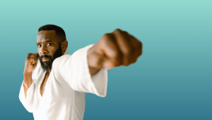 This is an image of punch from karate for an article called 10 High-Impact Examples of Primary Competitive Intelligence and How to Drive Real Action Across the Business by octopus competitive intelligence agency