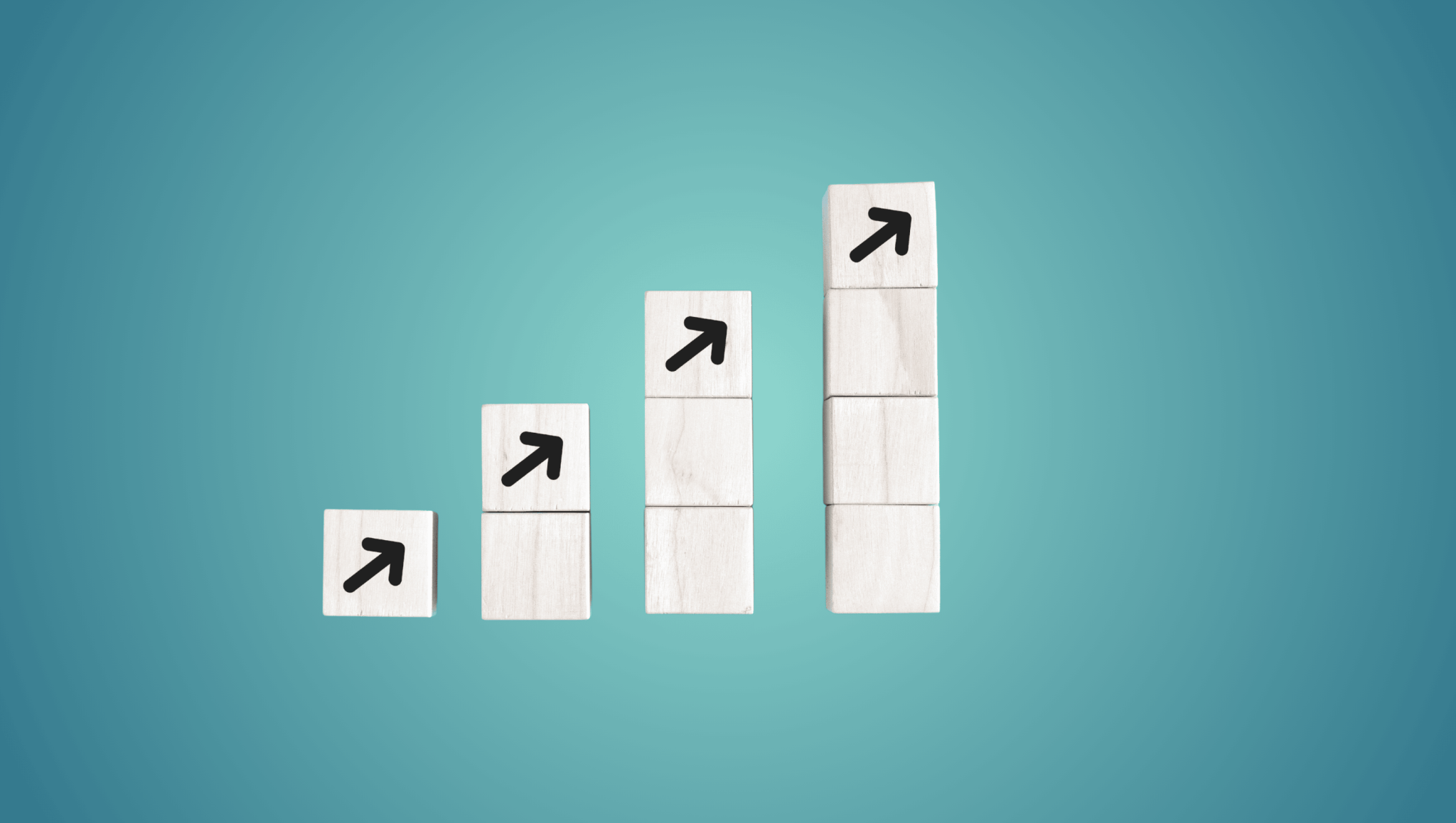 This is an image of a wooden graph for an article called RevOps Competitive Intelligence and a Go-To-Market Strategy by octopus competitive intelligence agency